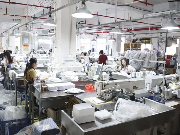 Keytop factory production floor, Jinjiang China