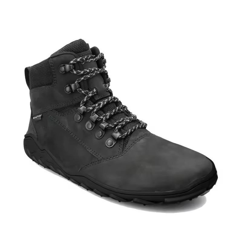 Keytop Boots Winter — OEM waterproof barefoot boot, TPU membrane, thermal lining, 0mm drop, winter tread sole