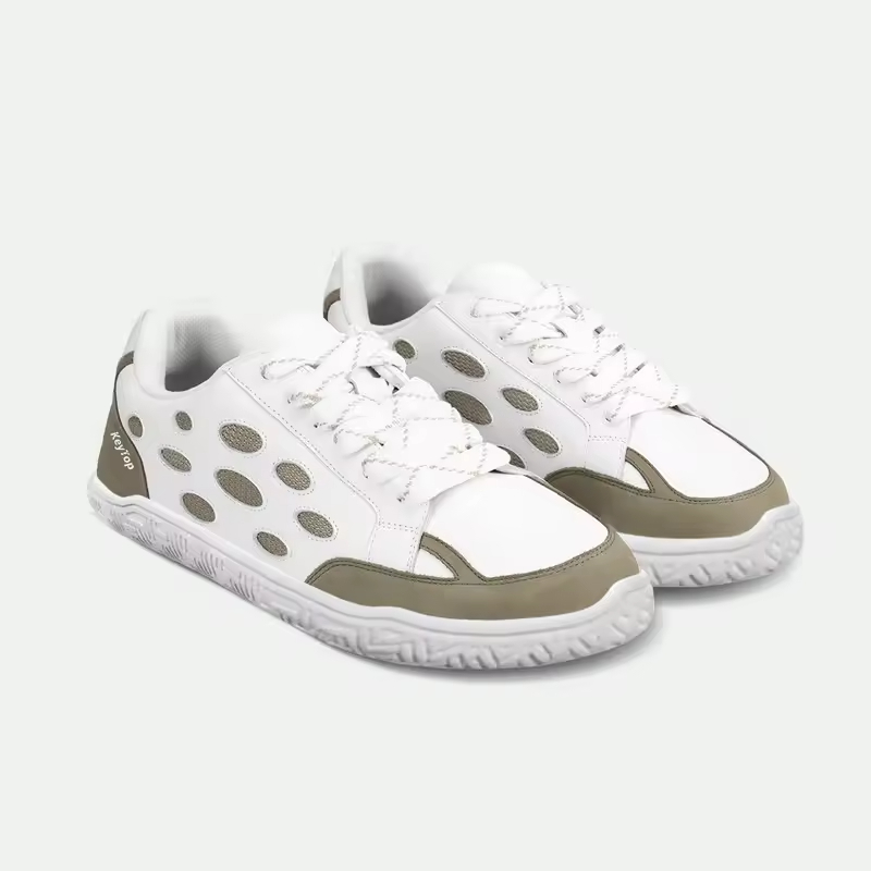 Leather premium casual barefoot shoe OEM configuration