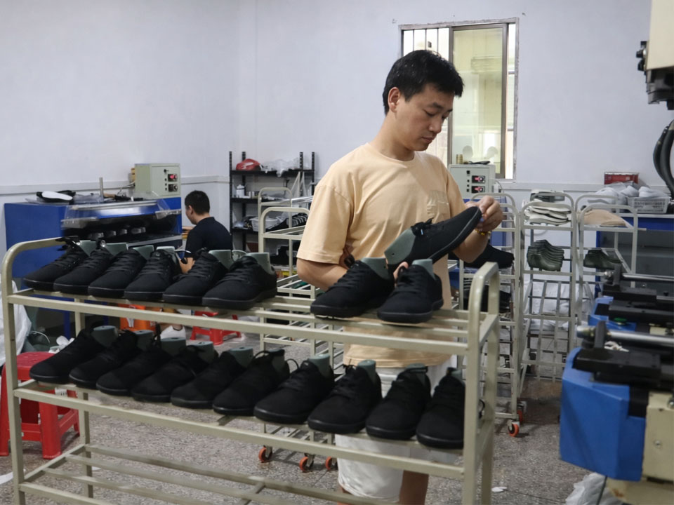 Keytop Shoes Co., Ltd. — barefoot shoe manufacturing facility in Jinjiang, Fujian, China