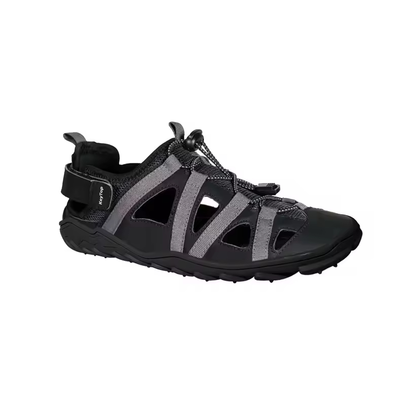 Keytop Sandal Sport — OEM barefoot sport sandal, adjustable webbing straps, 4mm rubber sole, 0mm drop, wide toe box