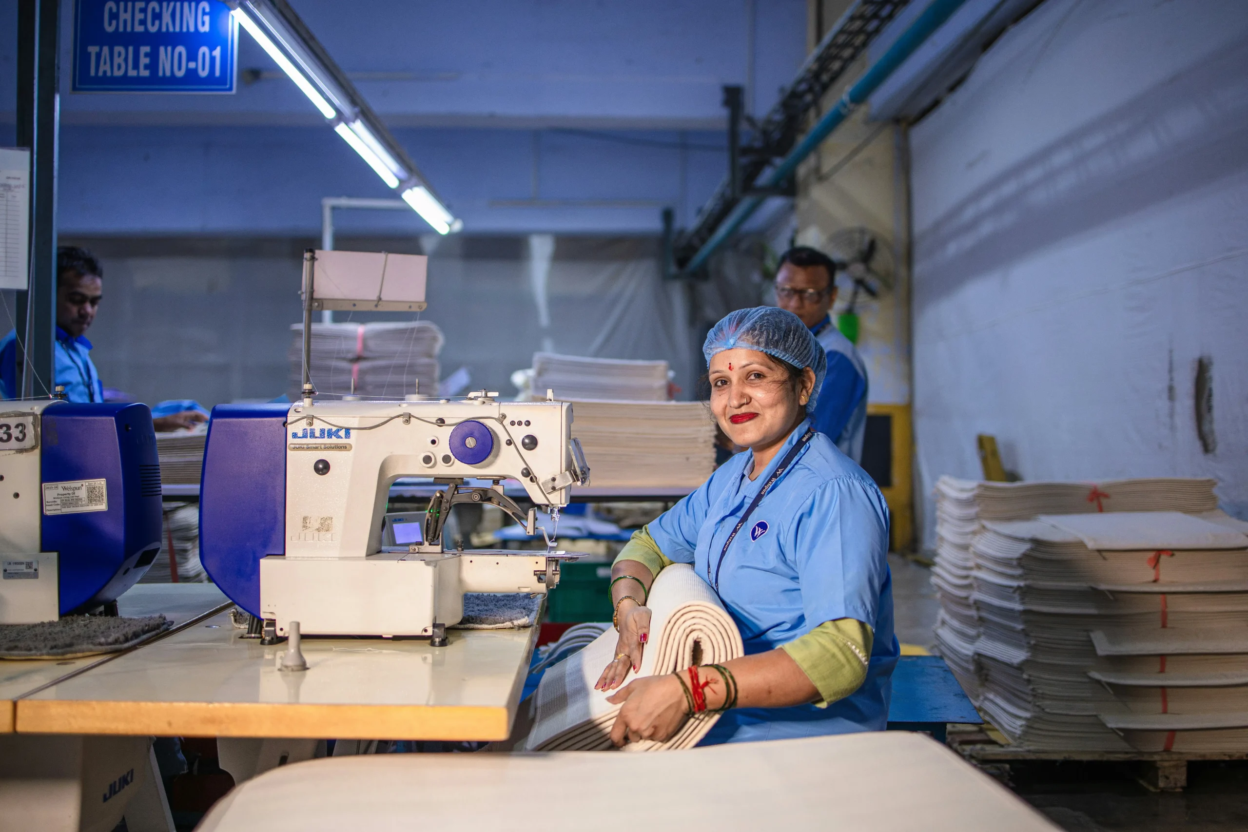 shoe factory quality control inspection